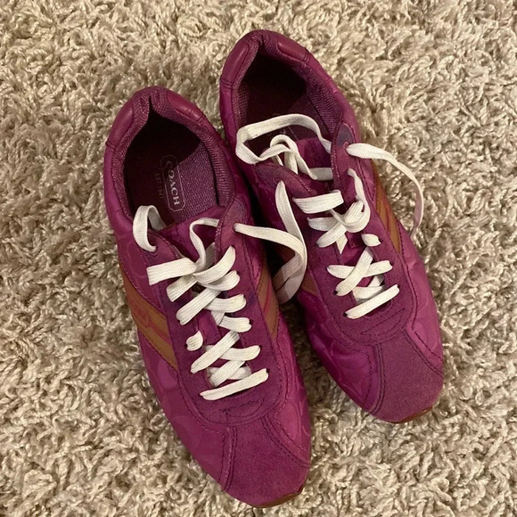 Coach sneakers size 6 - Picture 1 of 6